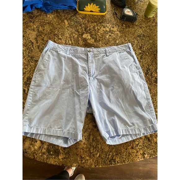 Nautica Classic Fit Deck Shorts in Tiffany (Light) Blue, Men's Size 40W, MP $55 - Picture 2 of 14